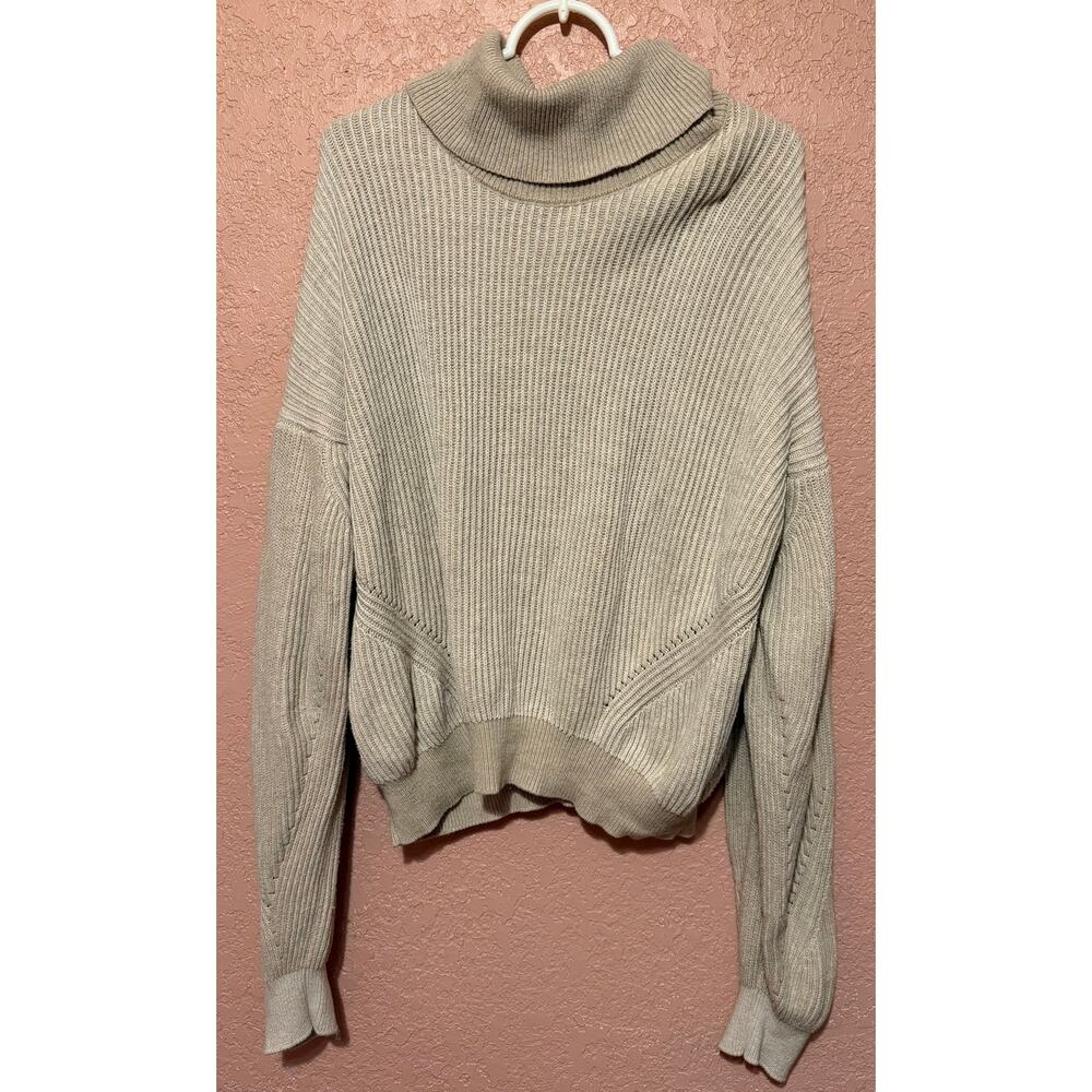 DKNY Sweater Oversized Knit Comfy Warm Women Large Versatile Preppy Minimalist L